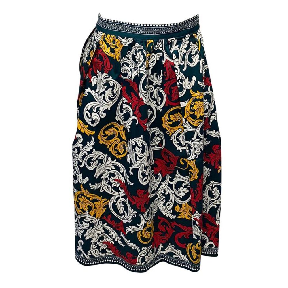 Mary Katrantzou Printed Skirt in Multicolor Cotton